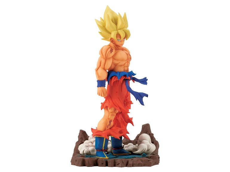 Recréez une scène célèbre avec cet ensemble de base de figurine et de diorama !